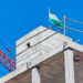 Puesta bandera obra - Bauvier